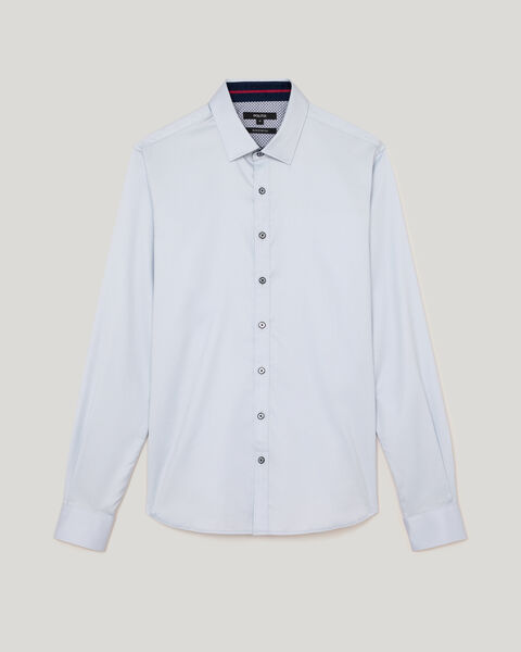 Accent Stretch Long Sleeve Shirt, Light Blue, hi-res